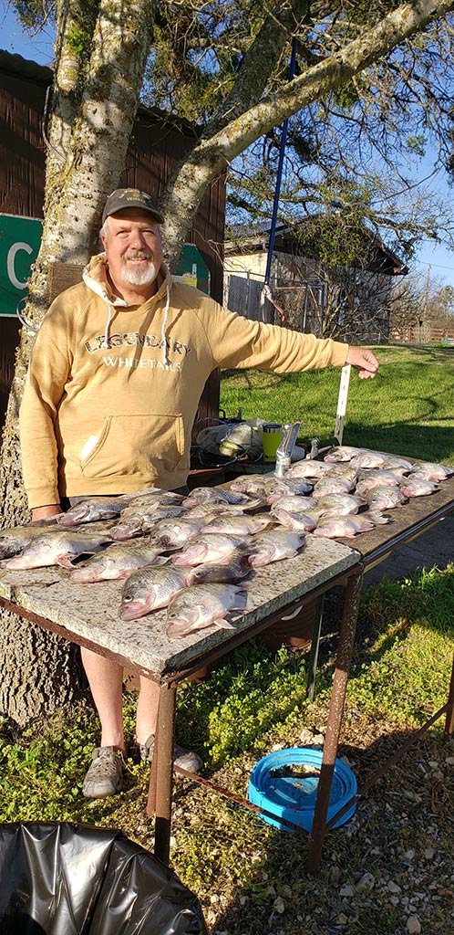 A Veteran Storage owner fishing